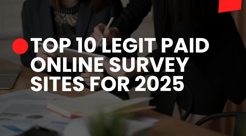 Legit Paid Online Survey